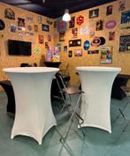 Tafelhoezen partytafels/statafels WIT 15 stuks beschikbaar, Huis en Inrichting, Tafels | Statafels, Ophalen, Zo goed als nieuw