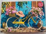 1000p puzzel De citroenkleurige fiets, Ophalen of Verzenden, Zo goed als nieuw, Legpuzzel