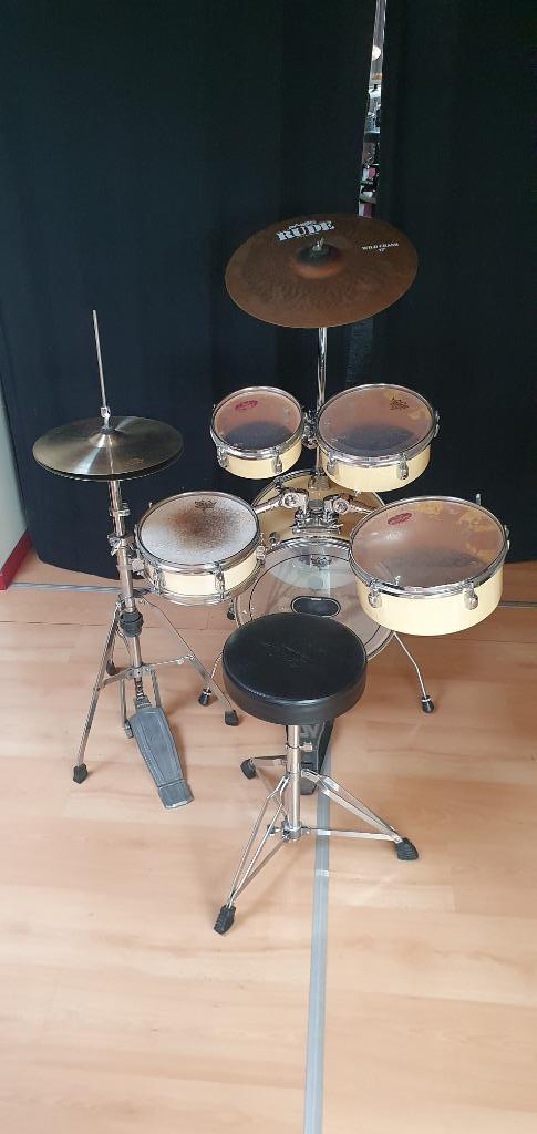 Drumstel Pearl Traveller, Muziek en Instrumenten, Drumstellen en Slagwerk, Gebruikt, Pearl, Ophalen