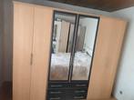 Kleerkast met spiegeldeuren, Verzenden, Gebruikt, Met deur(en)