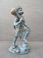 Statue en bronze/Hanuman/ le dieu singe/Inde/Asie, Enlèvement ou Envoi, Neuf