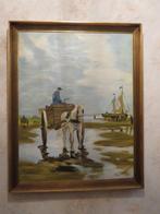 Schilderij visvangst, Ophalen, Schilderij