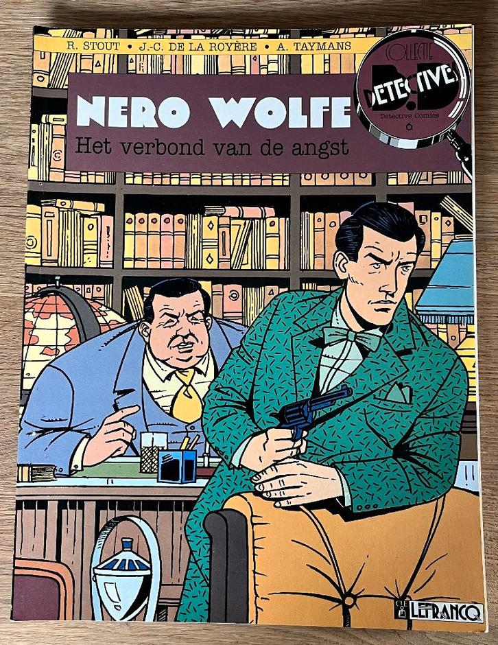 Nero Wolfe - Het verbond van de angst - 1e dr(1990) Strip, Boeken, Stripverhalen, Gelezen, Eén stripboek