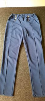 Donkere broek sierknoopjes, Blauw, Ophalen of Verzenden, Zo goed als nieuw, Maat 36 (S)