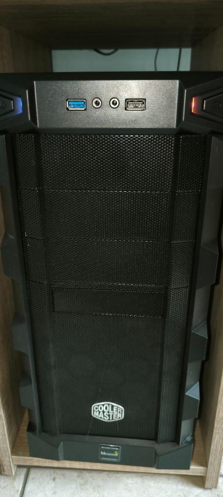 PC Desktop compleet, Computers en Software, Desktop Pc's, Zo goed als nieuw, 3 tot 4 Ghz, SSD, 16 GB, Met videokaart, Met monitor
