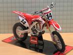 Cole Seely #14 Honda CRF450R 2017 Team Honda HRC 1:12 57933, Enlèvement ou Envoi, Neuf, 1:9 à 1:12, Moteur