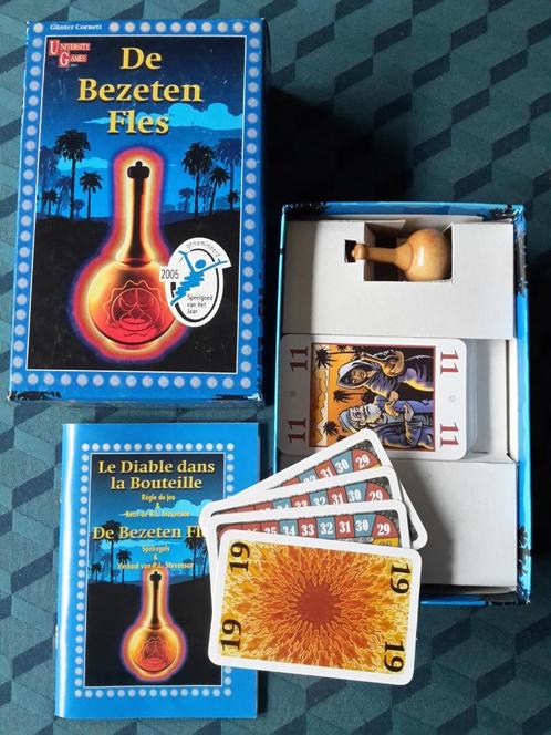 De Bezeten Fles, 2 - 4 sp., 10+, als nieuw, + 1 gratis promo, Hobby & Loisirs créatifs, Jeux de société | Jeux de cartes, Comme neuf