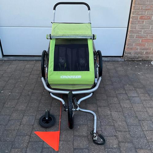 Croozer kid for 2 fietskar, Fietsen en Brommers, Fietsaccessoires | Aanhangwagens en Karren, Gebruikt, Kinderkar, 40 tot 60 kg