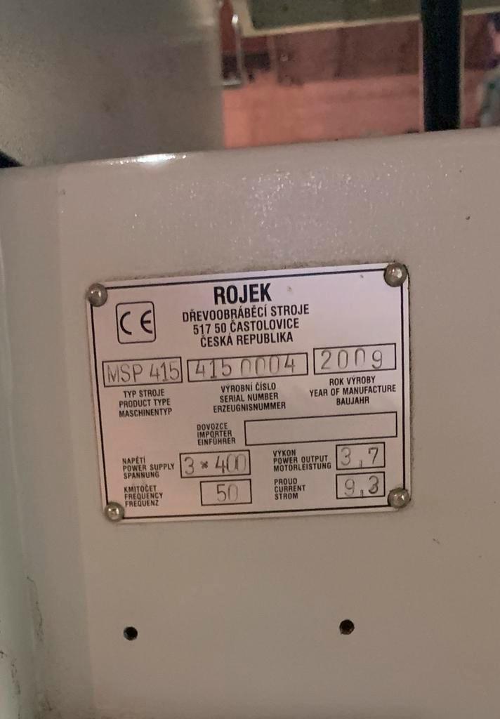 Vlak vandikte +boortafel schaafmachine. Rojek MSP 415, Doe-het-zelf en Bouw, Schaafmachines, Zo goed als nieuw, Ophalen
