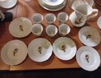 oekraïens vintage service keramiek met vogels, Ophalen of Verzenden