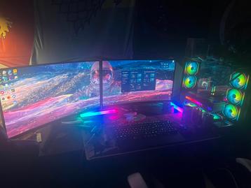 Gaming setup, Computers en Software, Desktop Pc's, Ophalen of Verzenden, Zo goed als nieuw, Gaming