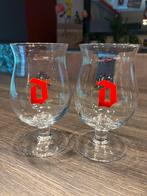 2 klassieke Duvel glazen, Verzamelen, Ophalen of Verzenden, Zo goed als nieuw, Bierglas