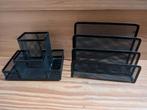 2 organiseurs bureau noirs, Diversen, Bureau-accessoires, Ophalen, Gebruikt
