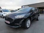 Ford Fiesta 1.0 i benzine 100pk 5d TITANIUM '22 10km, Auto's, Ford, USB, Euro 6, Zwart, Bedrijf