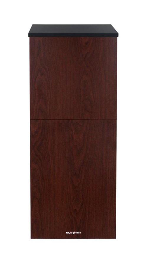 Logixbox - Pakketbrievenbus - Trendybox Wood, Hoge kwaliteit, Tuin en Terras, Brievenbussen, Nieuw, Staande brievenbus, Staal