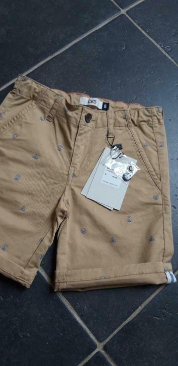 Mooie short van CKS, maat 8, NIEUW