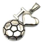 Roestvrij stalen hanger I love Football, Ophalen of Verzenden, Nieuw