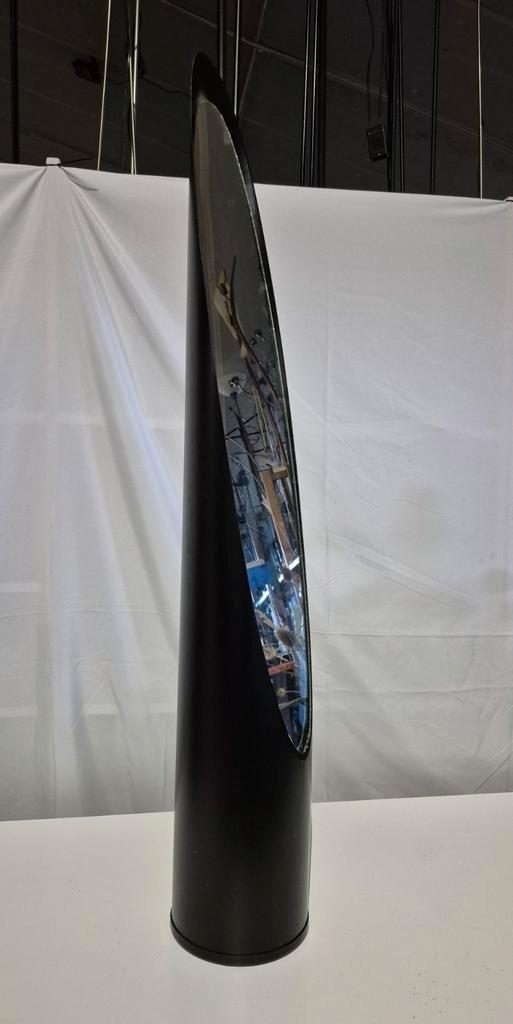 Vintage zwart lipstick spiegel ca 160 cm, Huis en Inrichting, Woonaccessoires | Spiegels, Ophalen