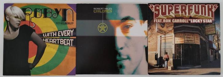 3 Single cd's Dance van o.a. Robert Miles, Robyn & Superfunk, Cd's en Dvd's, Cd's | Dance en House, Zo goed als nieuw, Dance Populair