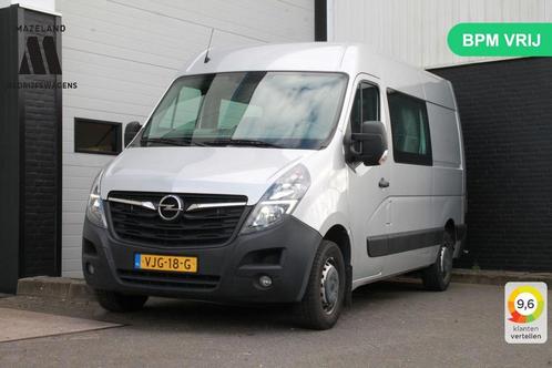 Opel Movano 2.3 Turbo L2H3 150PK Dubbele Cabine EURO 6 - Air, Auto's, Bestelwagens en Lichte vracht, ABS, Airconditioning, Centrale vergrendeling