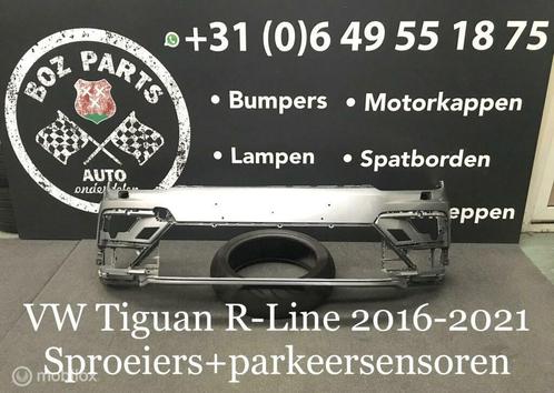 VW TIGUAN R-LINE VOORBUMPER 2016 2017 2018 2019 2020 2021, Auto-onderdelen, Carrosserie, Bumper, Volkswagen, Voor, Gebruikt, Ophalen of Verzenden