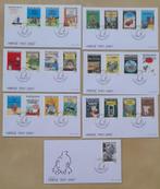 Année 2007 : 7 FDC 3636-3660 - Hergé : Tintin Kuifje, Timbres & Monnaies, Enlèvement ou Envoi