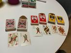 10 oude kaartspellen koffie., Verzamelen, Ophalen of Verzenden