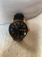 Rodania Zwitsers kwartsgouden herenhorloge, Ophalen of Verzenden, Zo goed als nieuw, Leer