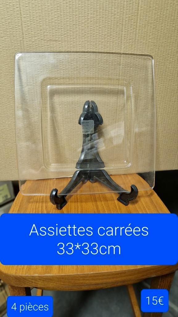 Assiettes de présentation, Huis en Inrichting, Keuken | Servies, Nieuw, Bord(en), Glas, Ophalen