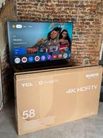 TCL 58" Google 4K HDR-tv met soundbar en subwoofer, LCD, Zo goed als nieuw, 40 tot 60 cm, 4k (UHD)