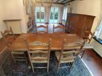 complete eiken eetkamer, Huis en Inrichting, Ophalen, Gebruikt, Antiek, 4 tot 6 stoelen