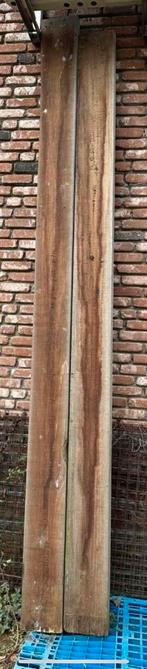2 poutres en bois dur tropical, Enlèvement, Comme neuf, Poutres, Bois dur