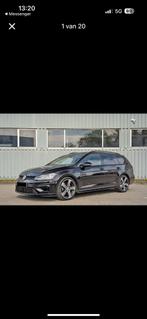 Volkswagen golf 7 r variant, Auto's, Automaat, 4 cilinders, Alcantara, Zwart