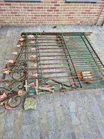 Handgemaakte antieke volmetalen poort, Tuin en Terras, Tuinhekken en Hekwerk, Ophalen, Gebruikt, IJzer, Spijlenhekwerk
