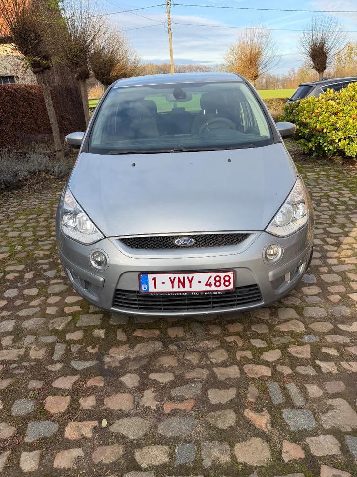 Ford s max, Autos, Ford, Particulier, S-Max, Diesel, Euro 4, Break, 5 portes, Boîte manuelle, Argent ou Gris, Noir, Tissu, Traction avant