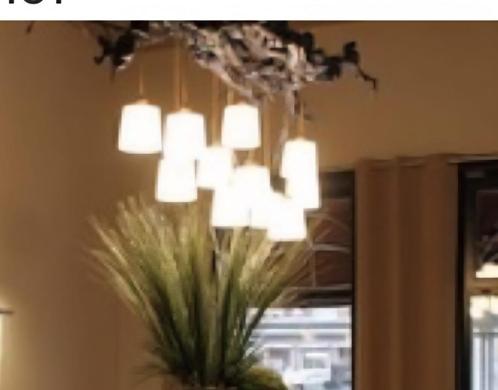 design luster oude druivenranken, jaren 1980, Huis en Inrichting, Lampen | Kroonluchters, Zo goed als nieuw, Ophalen
