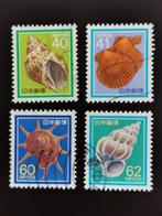 Japan 1988-89 - schelpen, Postzegels en Munten, Ophalen of Verzenden, Dier of Natuur, Gestempeld