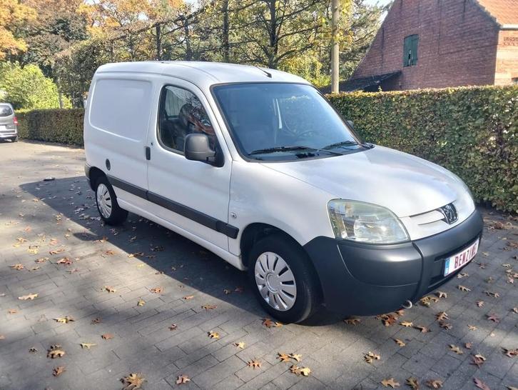 Peugeot Partner (bj 2007), Auto's, Peugeot, Bedrijf, Te koop, Partner, Airbags, Radio, Trekhaak, Benzine, Euro 4, Monovolume, 4 deurs