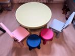 Kindertafel en stoelen IKEA Mammut, Kinderen en Baby's, Kinderkamer | Tafels en Stoelen, Gebruikt, Tafel(s) en Stoel(en), Ophalen