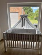 Tweelingpark Quax met matras, parklegger, hemel, omranding., Kinderen en Baby's, Ophalen, Zo goed als nieuw, Rechthoekig, In hoogte verstelbaar