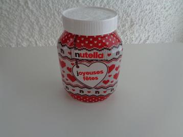 Grand pot "NUTELLA" vide. Collection, Joyeuse fêtes, Enlèvement ou Envoi, Utilisé, Autres types