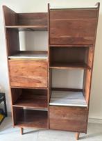 Maison du Monde kast van acacia cappuccino massief hout, Ophalen, Zo goed als nieuw, Vintage/retro