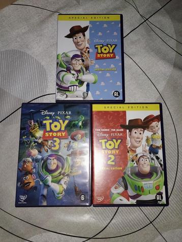 Disney Toy Story dvd 1 2 en 3  beschikbaar voor biedingen