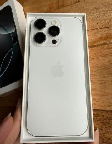 iPhone 16 pro wit 128gb + garantie beschikbaar voor biedingen