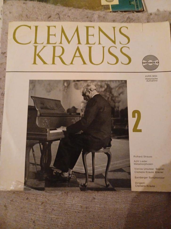 Clemens Kraus 2 LP vintage STRAUSS 8 CHANSONS PRESQUE GRATUI, CD & DVD, Vinyles | Classique, Enlèvement
