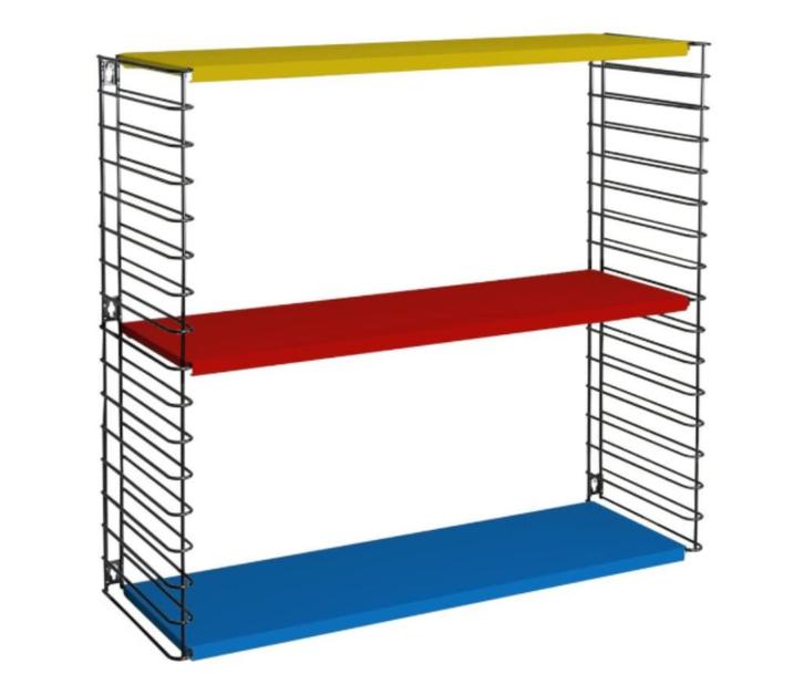 Vintage ' String ' TOMADO stijl rek 60s / 70s Wandrek, Huis en Inrichting, Woonaccessoires | Wandplanken en Boekenplanken, Ophalen