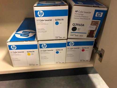 HP Cartridge Q3960A Q3961 Q3962A Q3963A, Computers en Software, Printerbenodigdheden, Nieuw, Cartridge, Ophalen of Verzenden