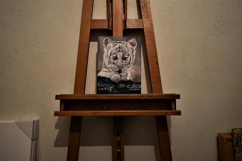 Tijgerschilderij, door Joky Kamo Tiger Painting, Original Pa, Antiek en Kunst, Kunst | Schilderijen | Modern, Ophalen