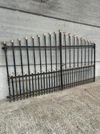Prachtig antiek hekken dubbel hekken vol smeedijzeren, Ophalen, Gebruikt, IJzer, Tuinhek