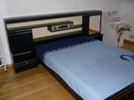 Vintage bed, Huis en Inrichting, Slaapkamer | Bedden, Gebruikt, Vintage, Zwart, Ophalen